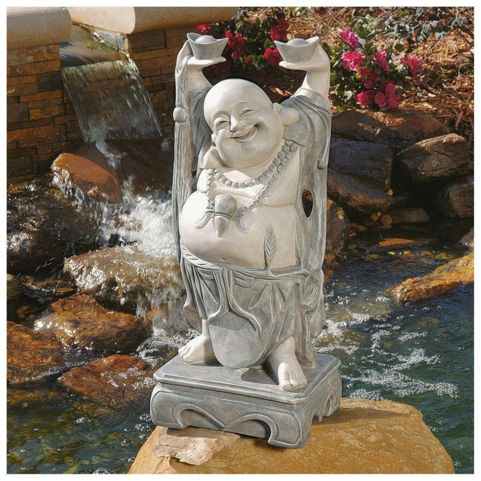 happy laughing buddha statue0