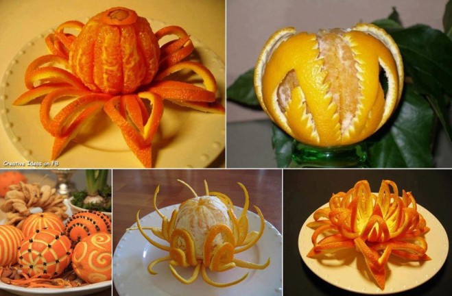 fruit art orange