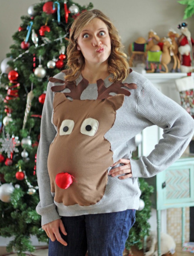 funny t shirts reindeer