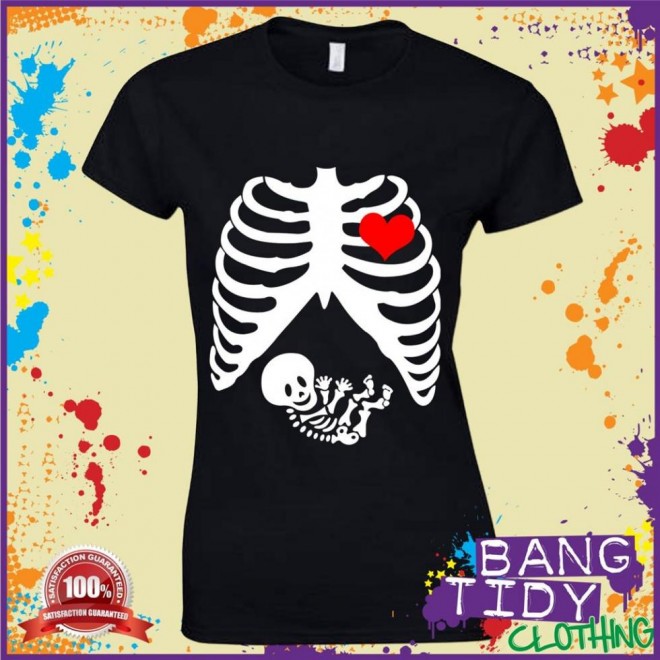 funny t shirts skeleton
